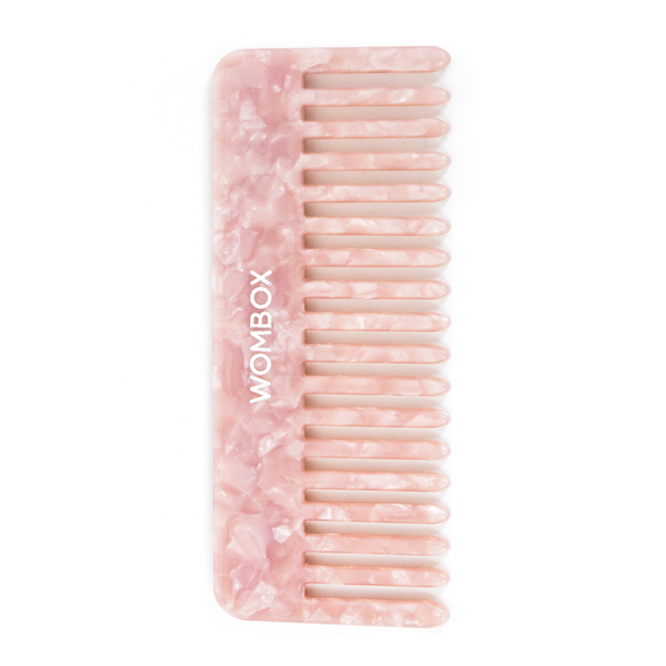 Peine Rectangular Rosy Glow de Wombox - peine de pelo