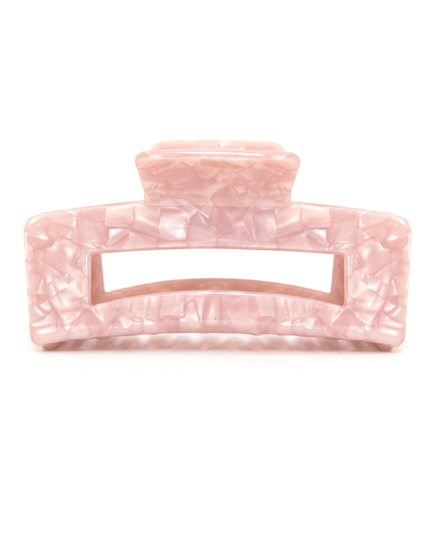 Pinza Rectangular Rosy Glow de Wombox - pinza de pelo