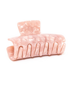 Pinza pequeña Rectangular Rosy Glow de Wombox - pinza de pelo - vista lateral