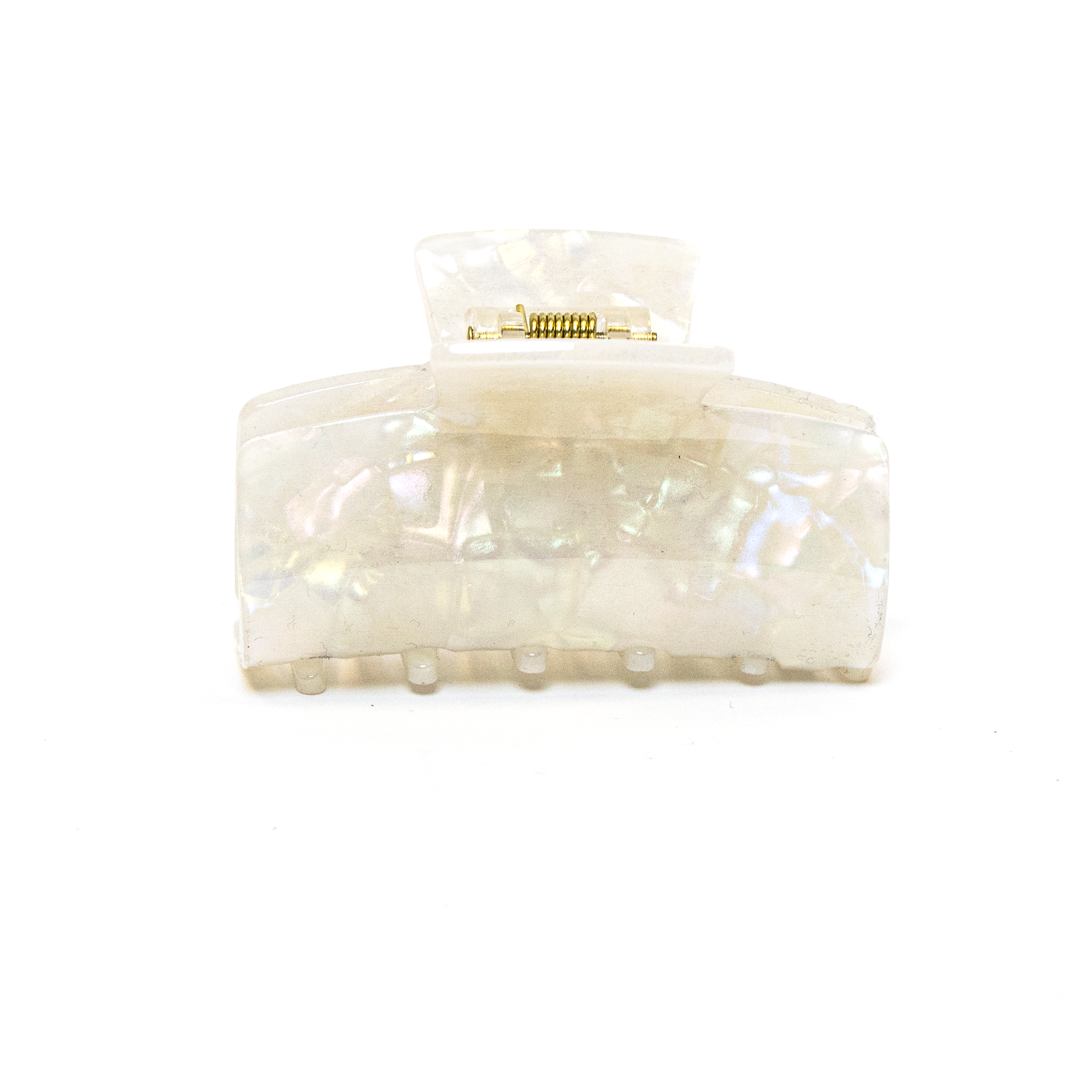 Small Square Clip in Morning Dew