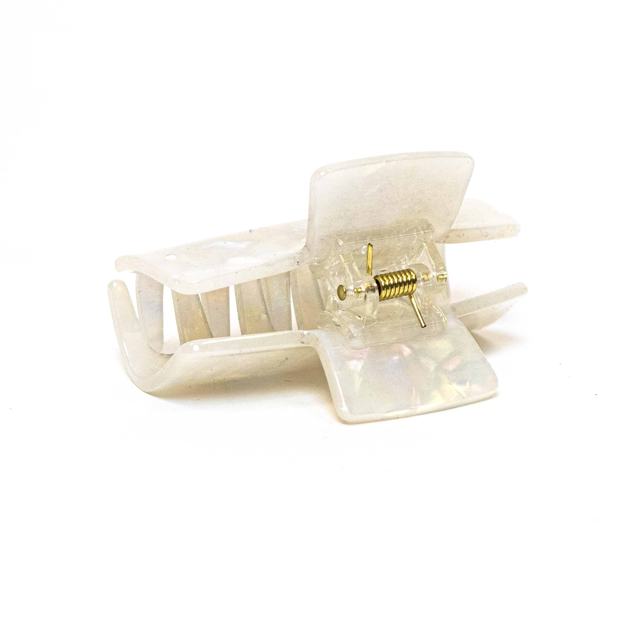 Small Square Clip in Morning Dew