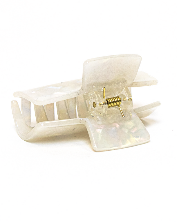 Pinza pequeña Rectangular Morning Dew de Wombox - pinza de pelo - primer plano
