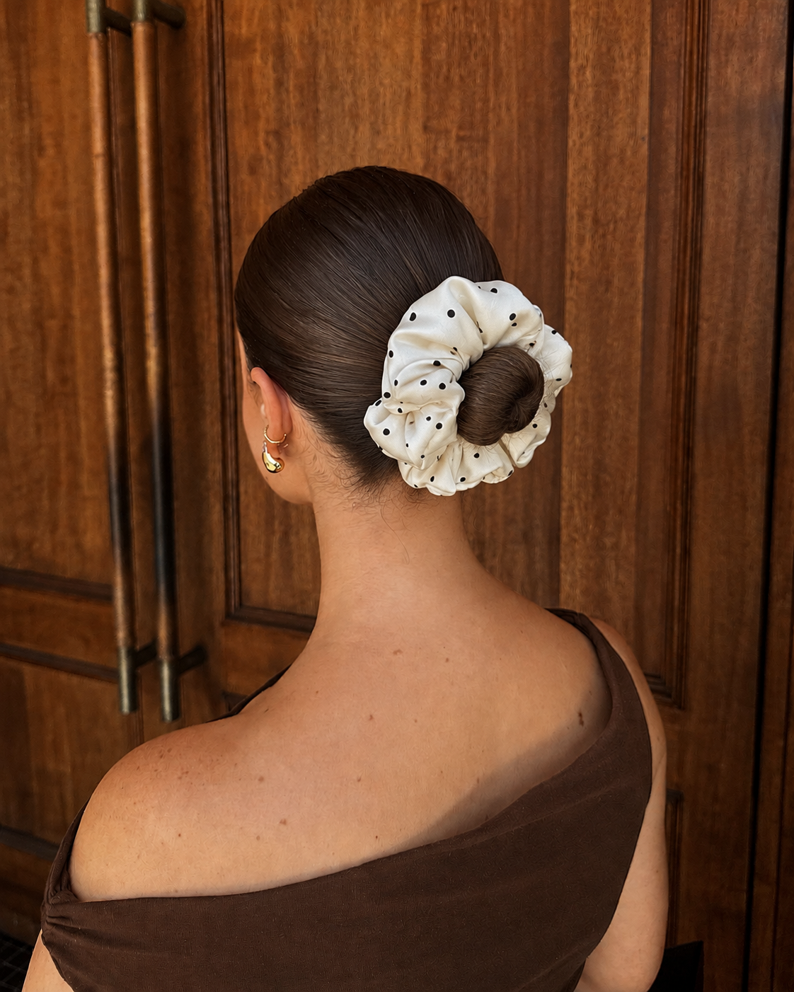 Coletero Ivory Bold Polka