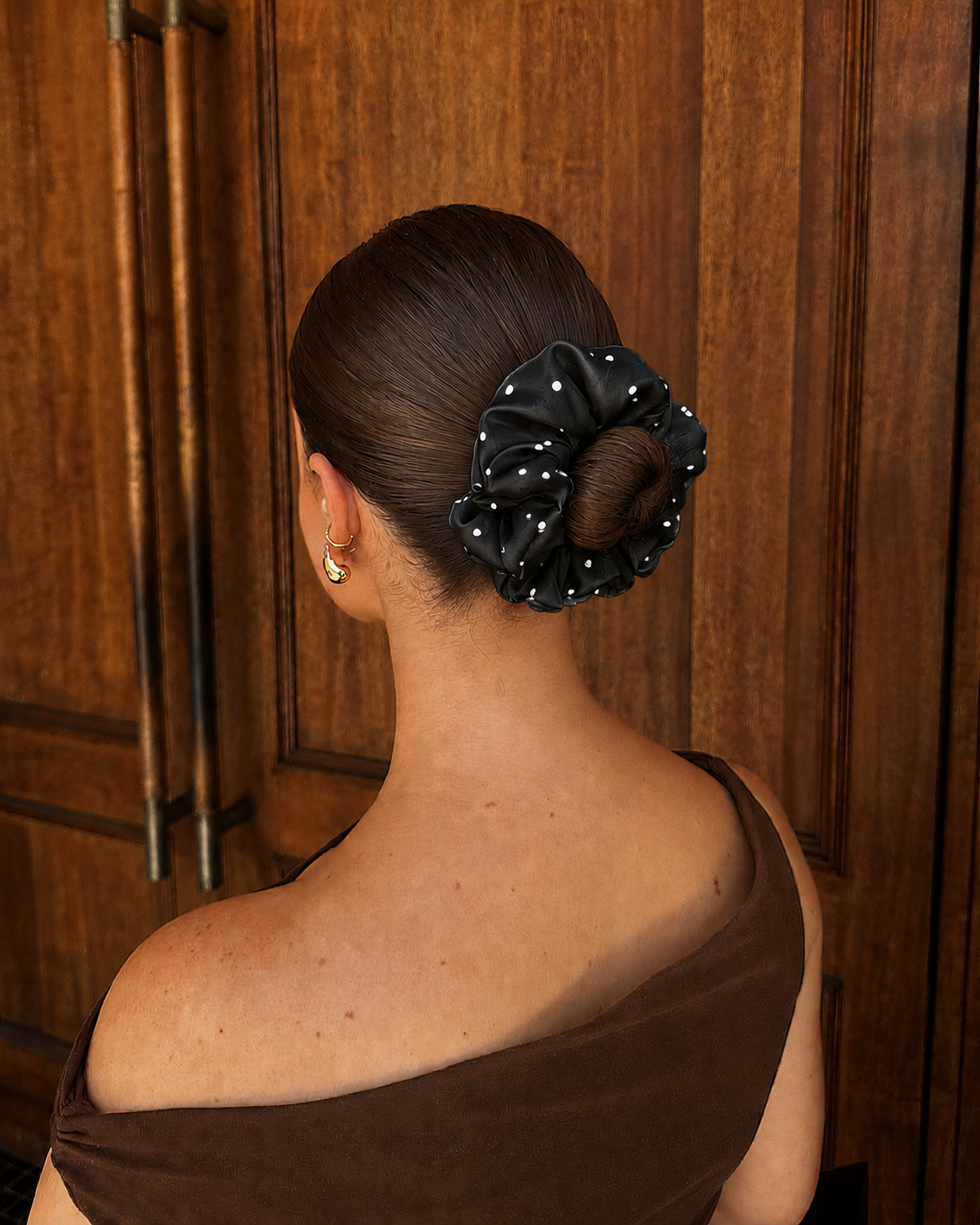 Coletero Black Bold Polka