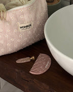 Peine de Púas Anchas Rosy Glow de Wombox - peine de pelo - detalle