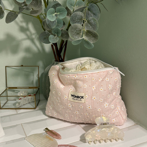 Neceser Soft Blossom de Wombox - neceser de viaje - detalle