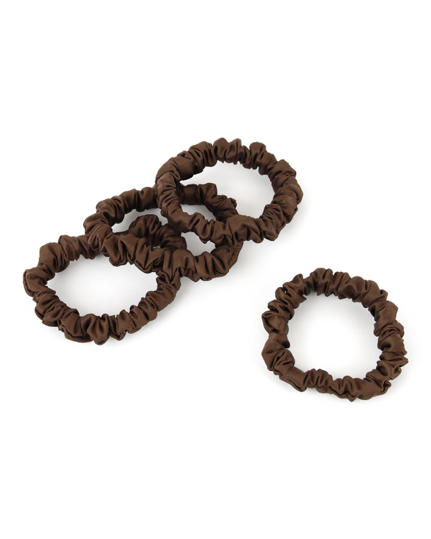 Coleteros Finos Brown Sugar de Wombox - coletero para el pelo - detalle