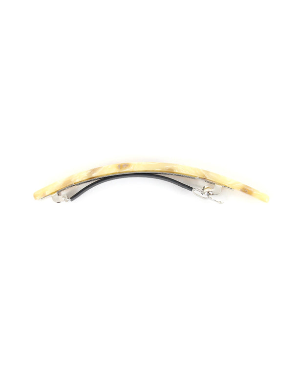 French Barrette Marble de Wombox - pinza francesa de pelo - vista lateral