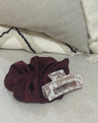 Pinza Rectangular Blush Tortoise de Wombox - pinza de pelo - detalle