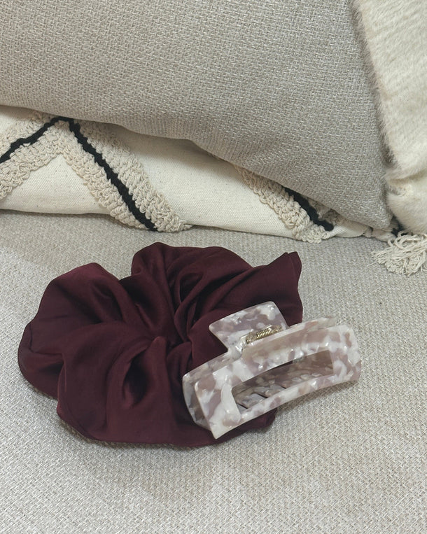 Pinza Rectangular Blush Tortoise de Wombox - pinza de pelo - detalle