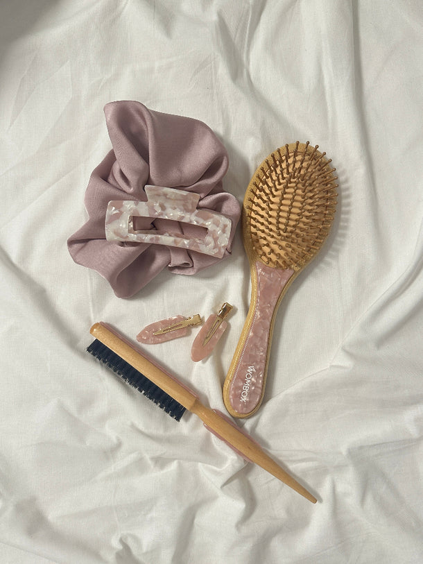 Cepillo de Styling Rosy Glow de Wombox - cepillo de pelo - detalle