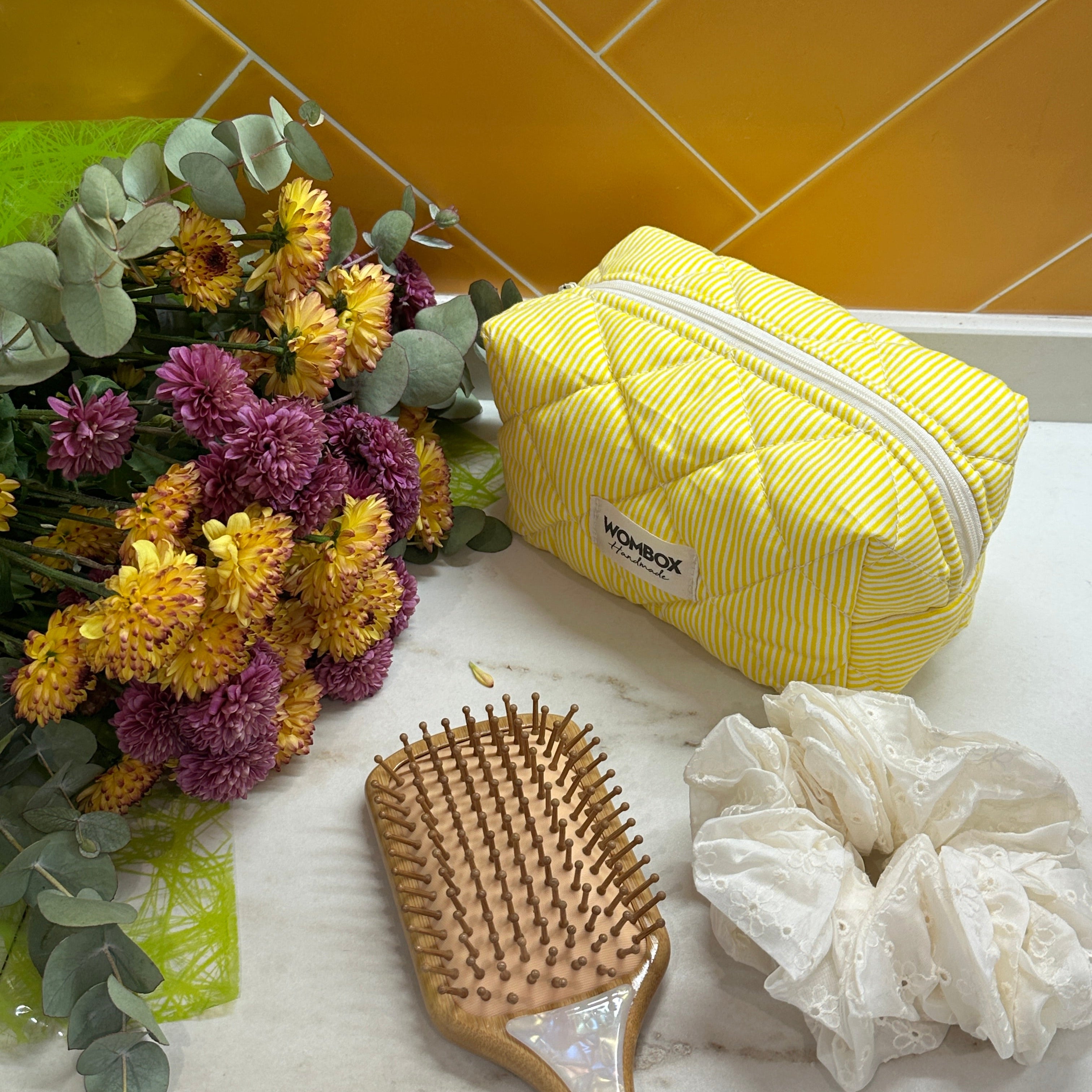 Neceser Yellow Stripe
