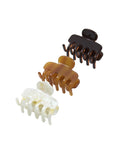 Set de Mini Pinzas Warm Neutrals de Wombox - set de accesorios de pelo