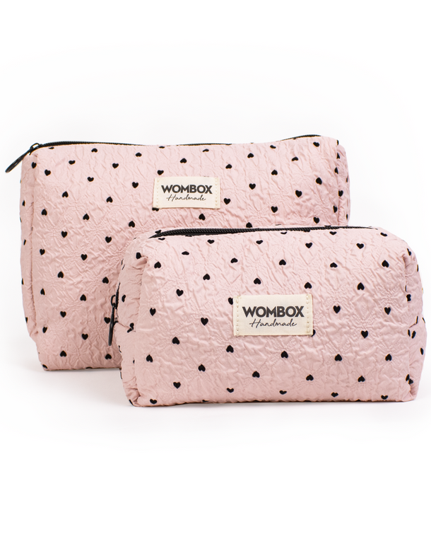 Neceser Heart Stealer de Wombox - neceser de viaje - vista lateral