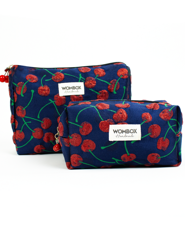 Neceser Rouge Cherry de Wombox - neceser de viaje - vista lateral