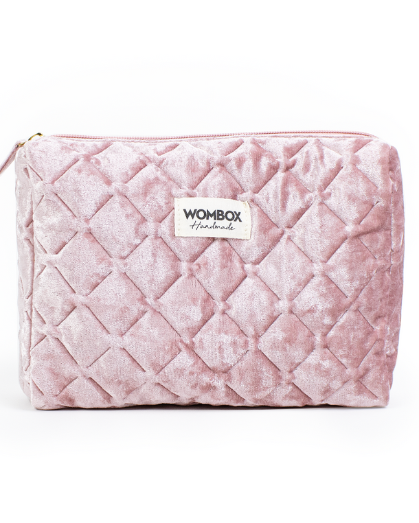 Neceser Fuchsia Bloom de Wombox - neceser de viaje - primer plano