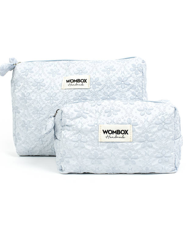 Neceser Azure Lace Dream de Wombox - neceser de viaje - vista lateral