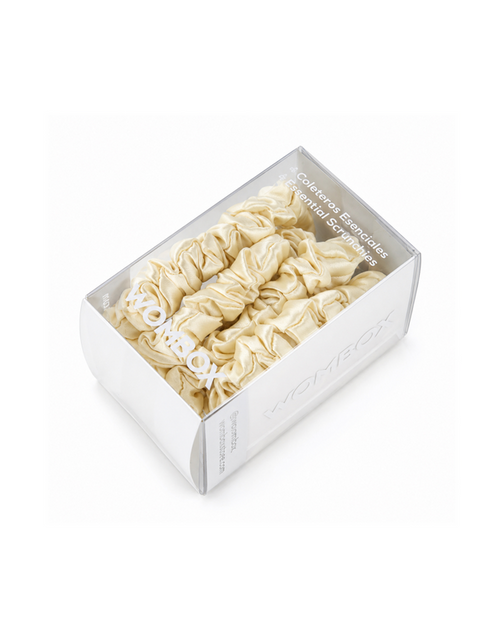 Coleteros Finos Macaron Vanilla de Wombox - coletero para el pelo