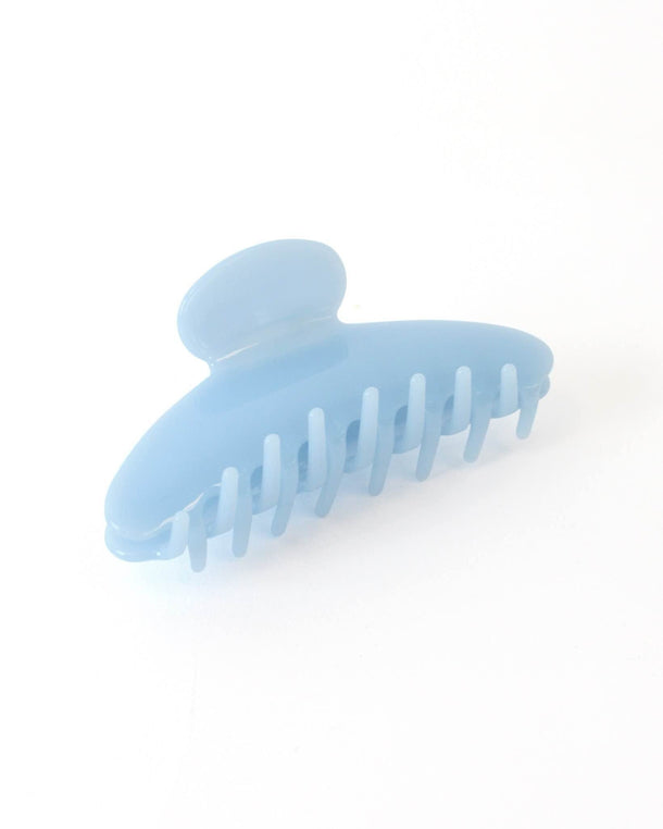 Pinza grande Cotton Blue de Wombox - pinza de pelo - primer plano