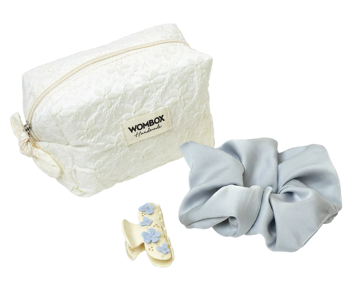 Set de regalo personalizado Wombox - caja de regalo con accesorios de pelo y bienestar