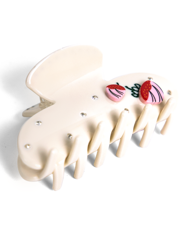 Pinza Strawberry Cake de Wombox - pinza de pelo - detalle