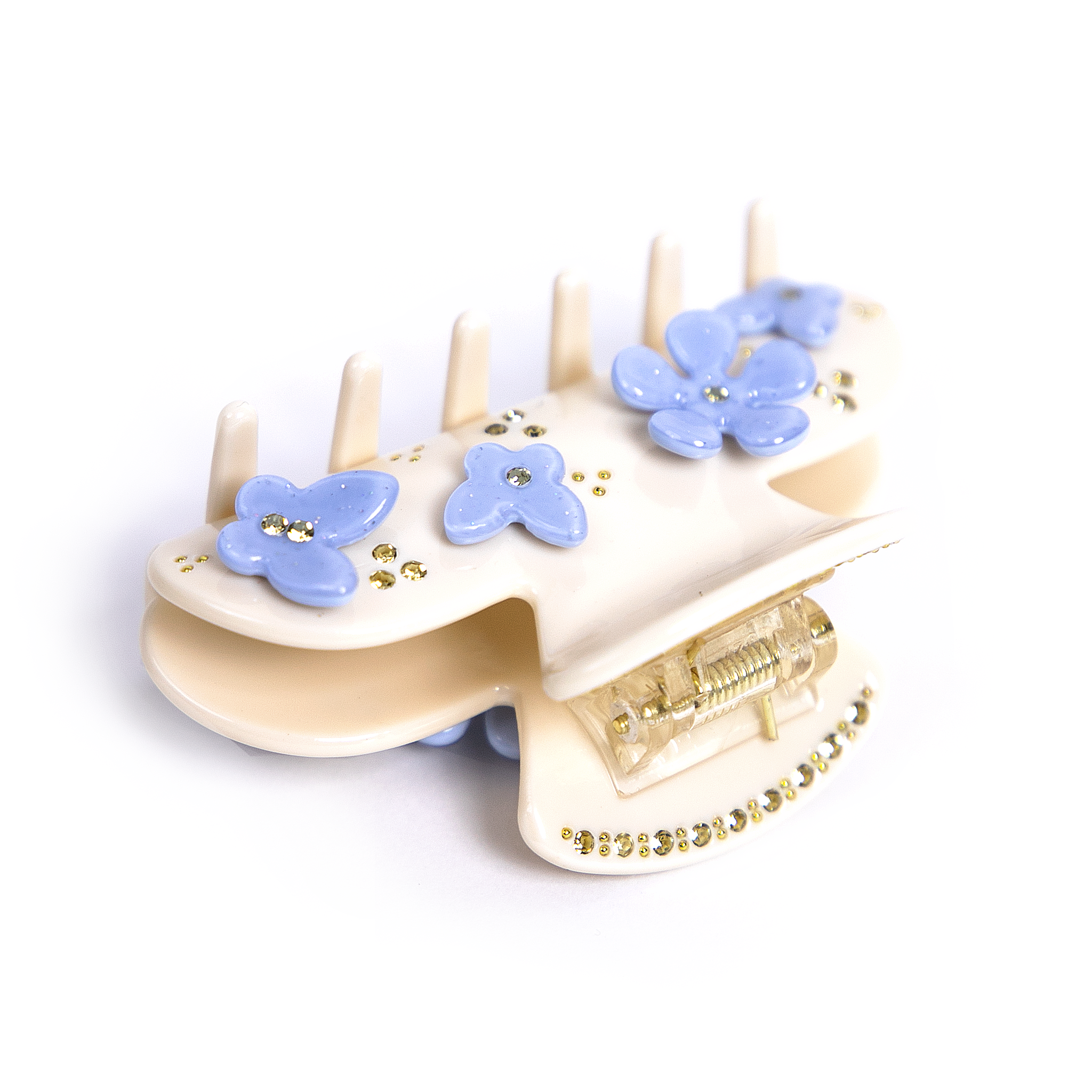 Belle Clip in Blue Petal Whisper