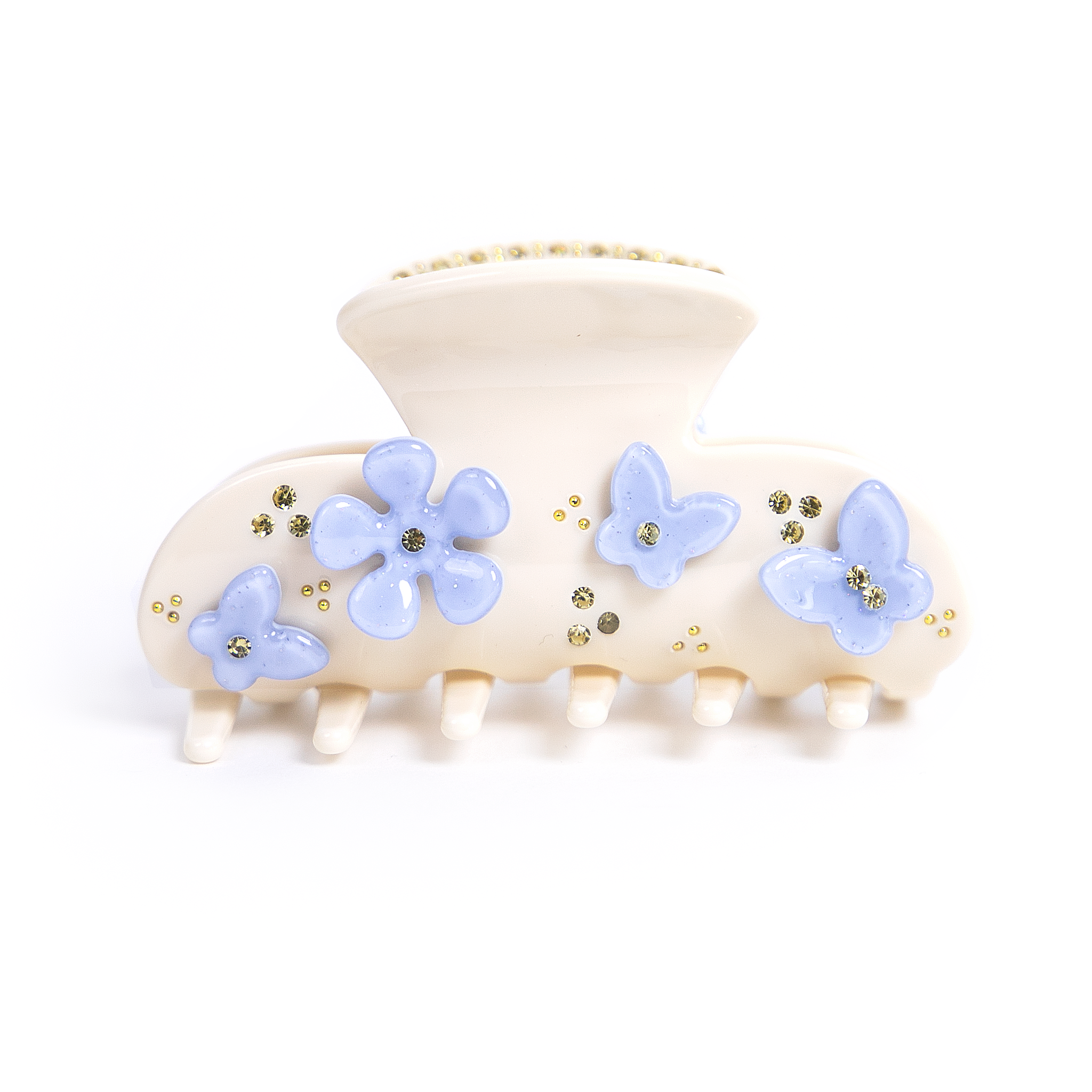 Belle Clip in Blue Petal Whisper