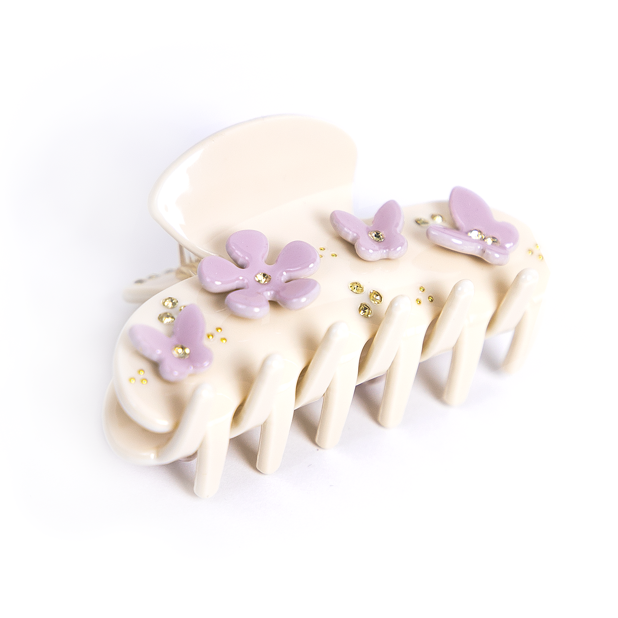 Belle Clip in Violet Petal Whisper