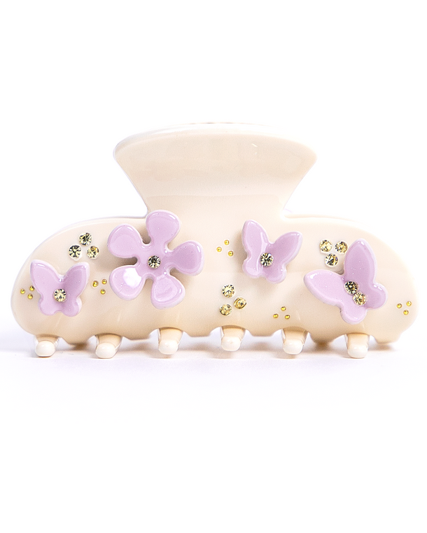 Pinza Violet Petal Whisper de Wombox - pinza de pelo