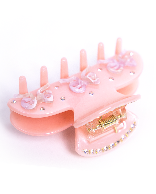 Pinza Blush Ribbon de Wombox - pinza de pelo - primer plano