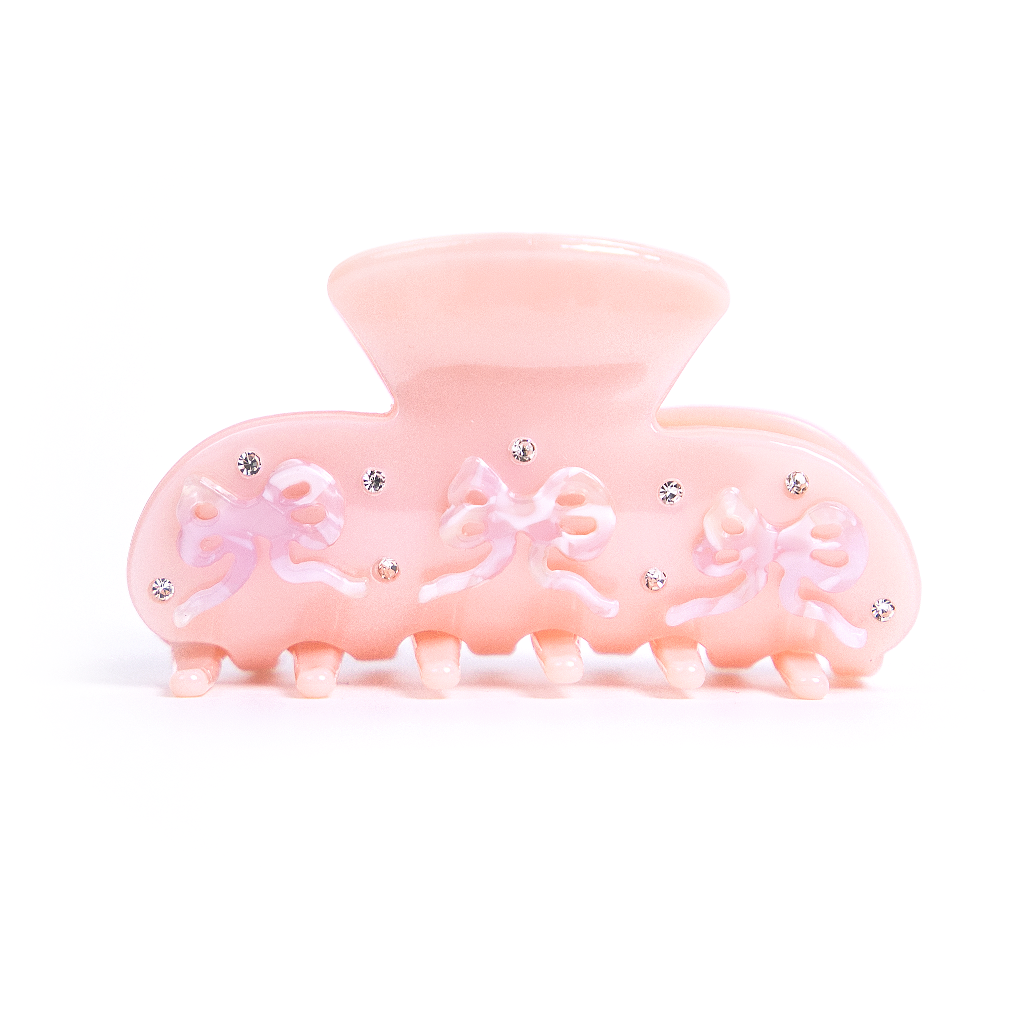 Belle Clip in Blush Ribbon