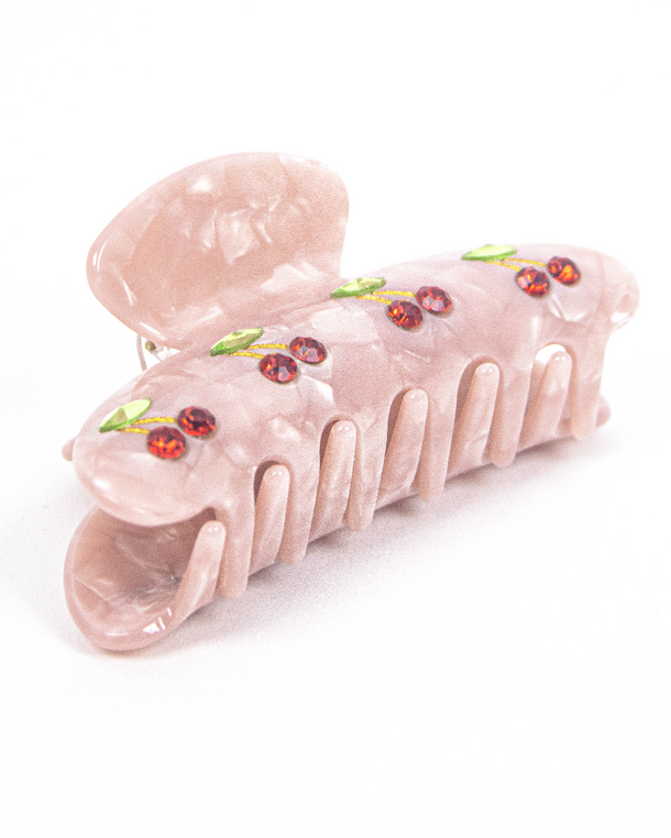 Pinza Blush Cherry de Wombox - pinza de pelo - vista lateral