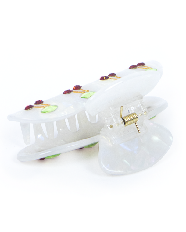 Pinza Frosted Cherry de Wombox - pinza de pelo - vista lateral