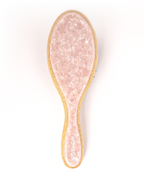 Cepillo de Cerdas de Jabalí Ovalado Rosy Glow de Wombox - cepillo de pelo - detalle
