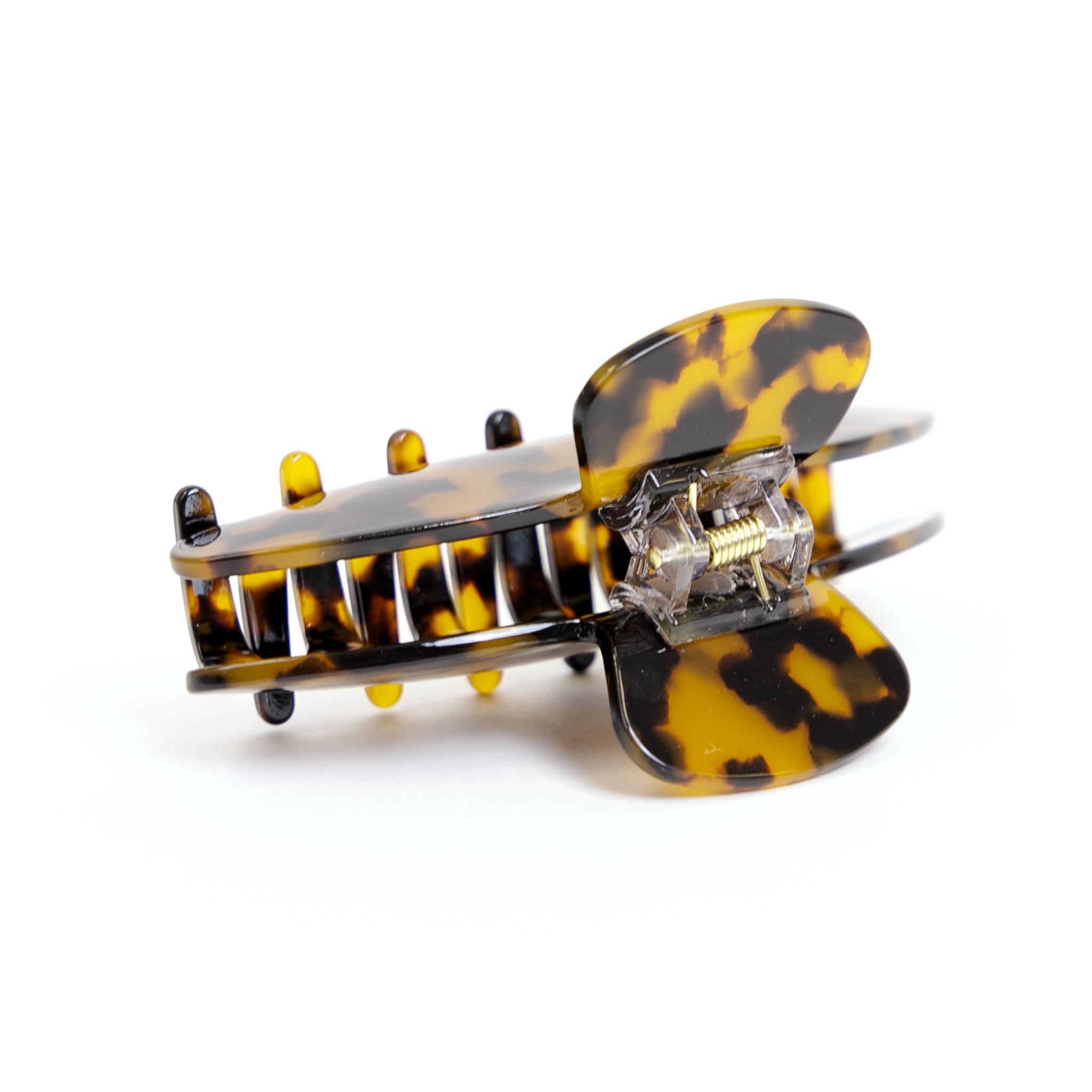 Brown Belle Hair Clip in Leopard