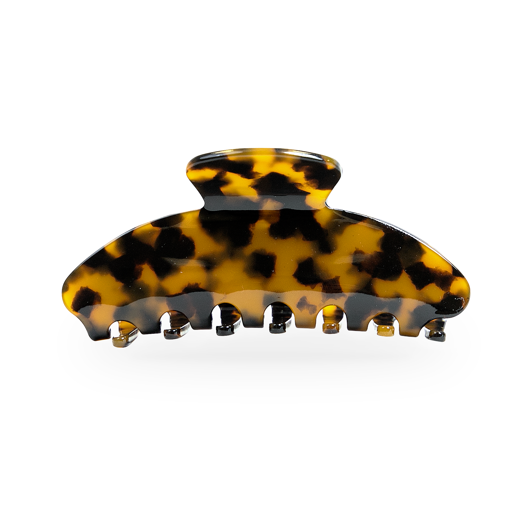 Brown Belle Hair Clip in Leopard