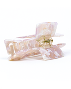 Pinza Rectangular Blush Tortoise de Wombox - pinza de pelo - primer plano