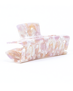 Pinza Rectangular Blush Tortoise de Wombox - pinza de pelo - vista lateral
