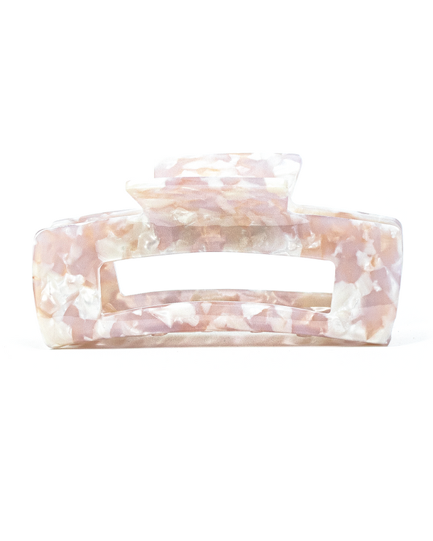 Pinza Rectangular Blush Tortoise de Wombox - pinza de pelo