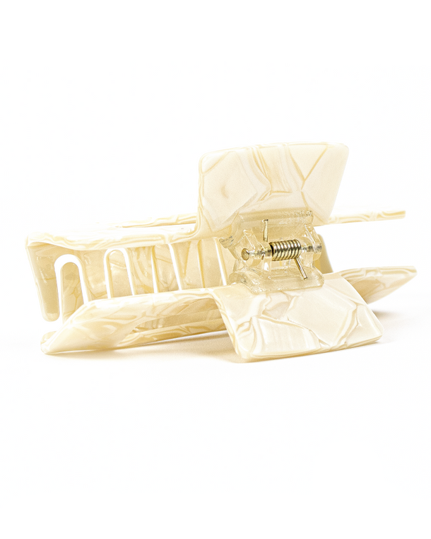 Pinza Rectangular Marbel de Wombox - pinza de pelo - primer plano