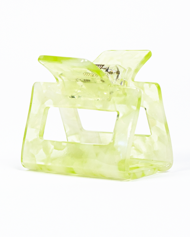 Pinza Cuadrada Lime Sorbet de Wombox - pinza de pelo - vista lateral
