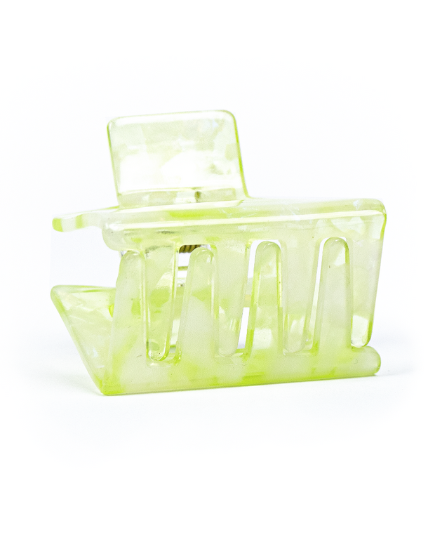 Pinza Cuadrada Lime Sorbet de Wombox - pinza de pelo - detalle