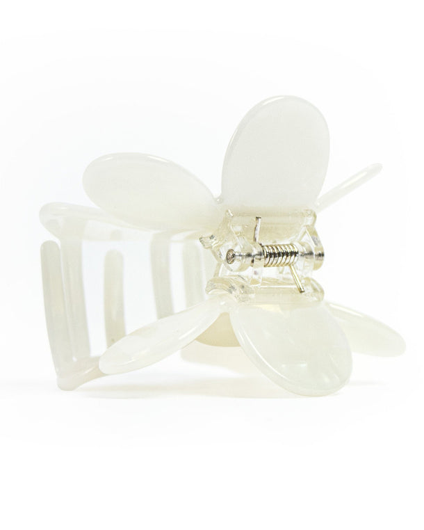 Pinza Flor Morning Dew de Wombox - pinza de pelo - primer plano