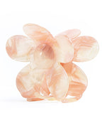 Pinza Flor Coral Pink de Wombox - pinza de pelo - vista lateral