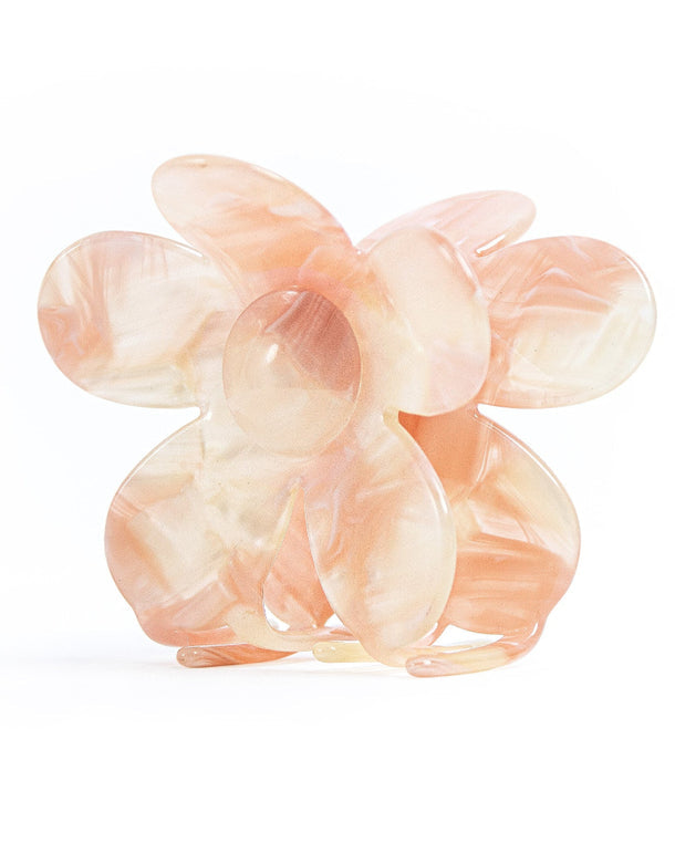 Pinza Flor Coral Pink de Wombox - pinza de pelo - vista lateral