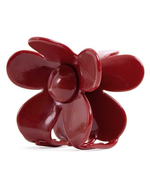 Pinza Flor Garnet de Wombox - pinza de pelo - vista lateral