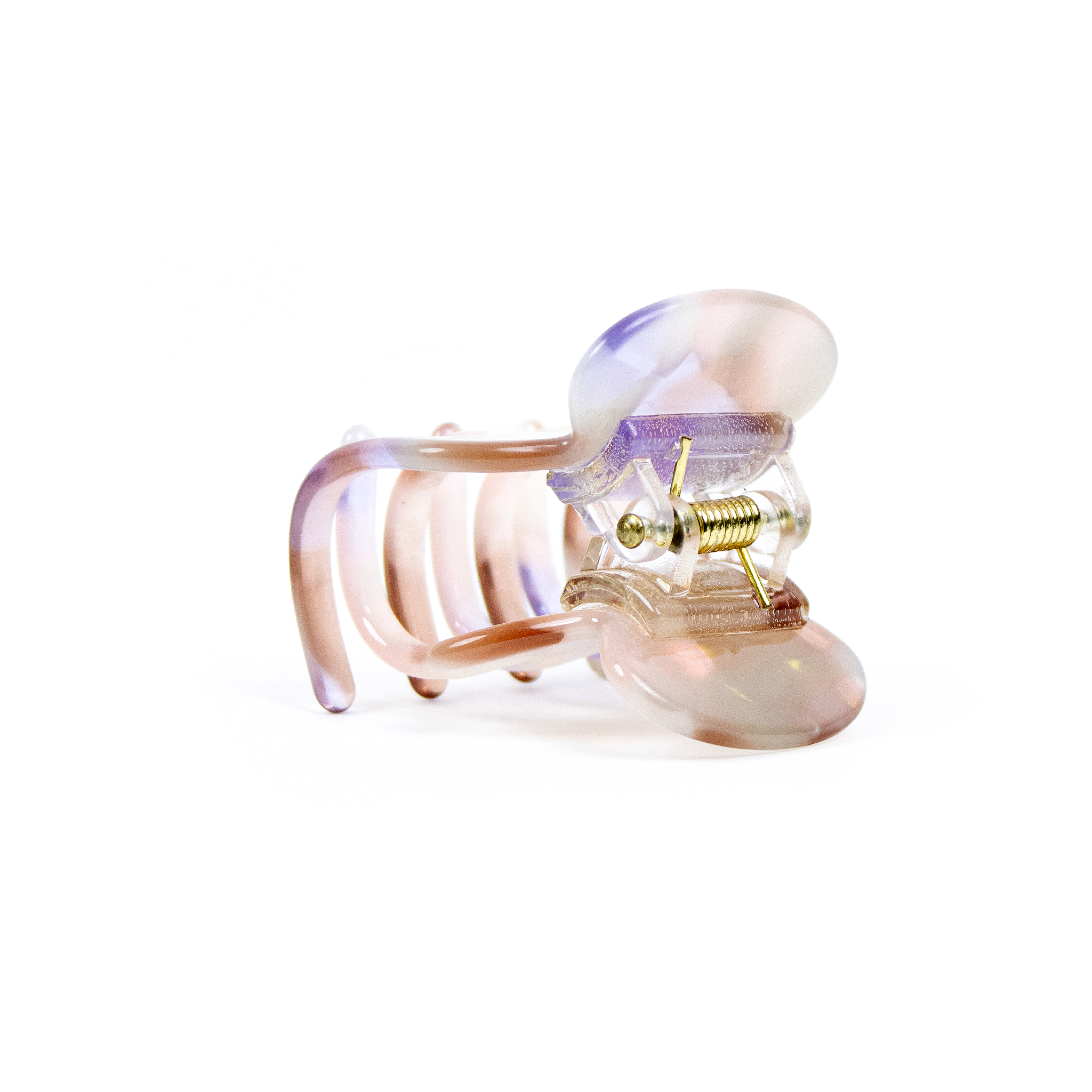 Tiny Claw Clip in Blush Aura