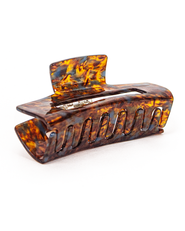 Pinza Rectangular Burnt Caramel de Wombox - pinza de pelo - detalle