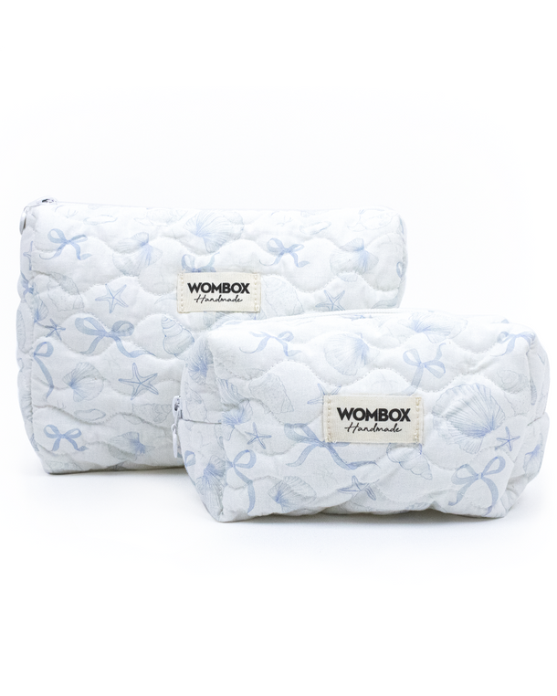 Neceser Ocean Clams de Wombox - neceser de viaje - vista lateral