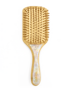 Cepillo Paddle de Bambú Cuadrado Morning Dew de Wombox - cepillo de bambu para el pelo